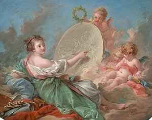 Alegoría de la Pintura, 1765 de François Boucher