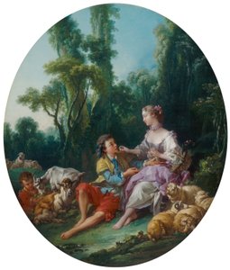 ¿Están Pensando en la Uva? de François Boucher