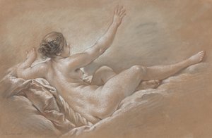 Danae recibiendo la lluvia dorada de François Boucher