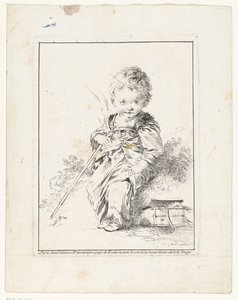 El pequeño deshollinador Le petit Savoyard Cuatro grabados con niños (título de la serie) de François Boucher