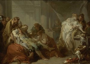 Muerte de Meleagro, 1727 de François Boucher