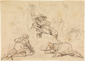 Diseños para ornamento chinoiserie de François Boucher