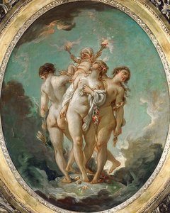 Las tres gracias con Cupido de François Boucher
