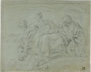 Huida a Egipto de François Boucher