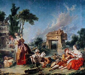 Fuente del amor, 1748 de François Boucher