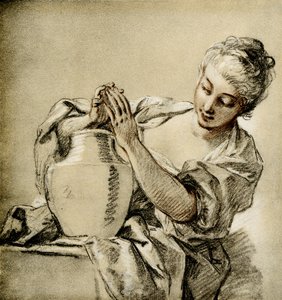 Niña en un pozo