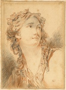 Cabeza de Bacante de François Boucher