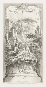 Hommage Champètre (Pastorale) en Nouveaux Morceaux pour des Paravents [Nuevos conceptos para pantallas] de François Boucher
