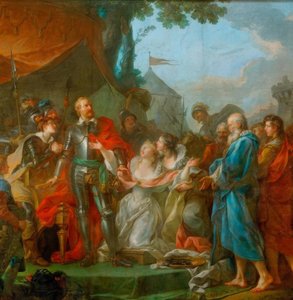 Las armas de Francia y Navarra de François Boucher
