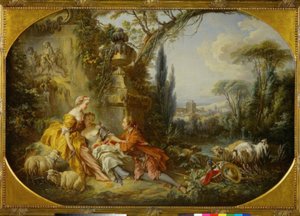 Los encantos de la vida campestre de François Boucher