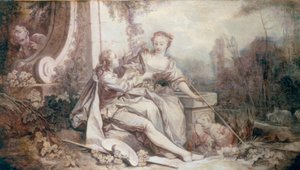 Pastoral a la guirnalda de François Boucher