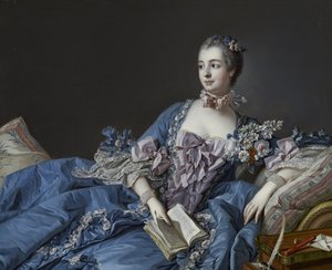 Retrato de la Marquesa de Pompadour 1721-1764, ca 1758
