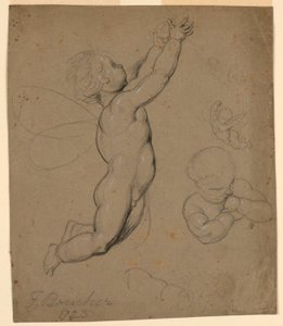 Estudios de putti de François Boucher