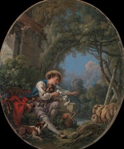 El Envío del Mensajero de François Boucher