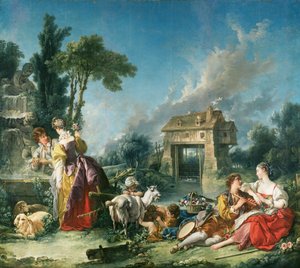 La fuente del amor de François Boucher