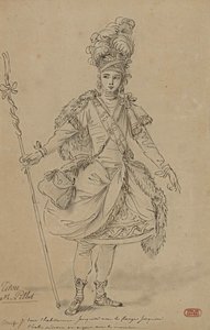 Tithonus. Diseño de vestuario para la ópera Titon et l