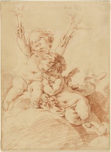 Dos putti de François Boucher