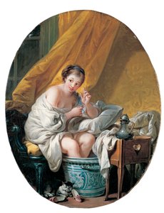 Joven mujer tomando un baño de pies, 1766