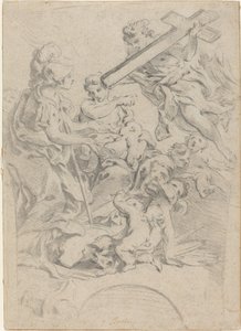 Fe y caridad de François Boucher after Giovanni Battista Gaulli
