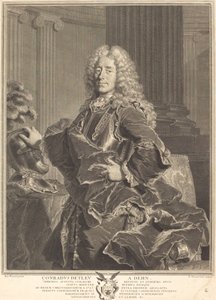 Conradus Detleu von Dehn de François Chereau I after Hyacinthe Rigaud