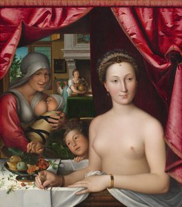 Una dama en su baño de François Clouet