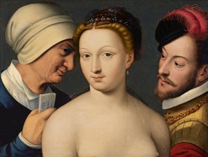 Francés:  Billet doux La carta de amor de François Clouet