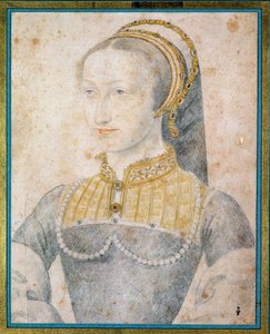 Retrato de Juana de Albret, Reina de Navarra (1528 - 1572), Madre de Enrique IV de François Clouet