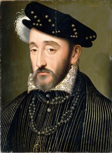Retrato del Rey Enrique II de Francia 1519-1559, 1547 de François Clouet