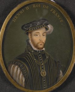 Retrato del Rey Enrique II de Francia Copia de François Clouet