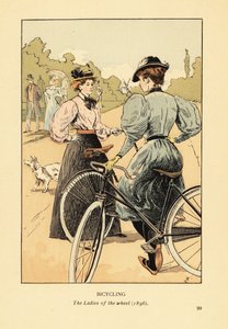 Ciclismo, las Damas de la rueda en 1896