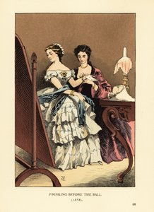 Arreglándose antes del baile de François Courboin