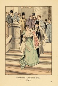 Abonados que abandonan la ópera de François Courboin