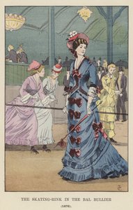 La Pista de Patinaje en el Bal Bullier, 1876