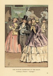 La exposición de cuadros del Salón de París de François Courboin