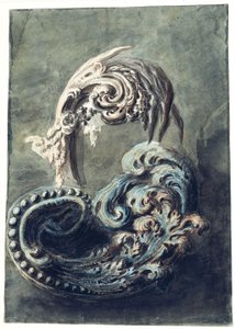 Ornamento de pergamino de François Cuvilliés the Younger