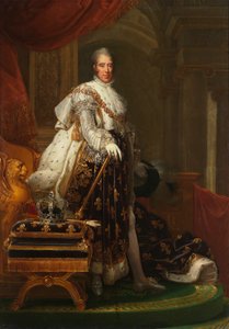 Francés: Charles X en habits de sacre Carlos X de Francia de François Gérard