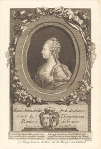María Antonieta de François Hubert after Honore Thomas Bligny