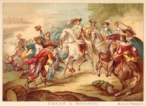 El Gran Condé en la Batalla de Rocroi, 1643 de François Joseph Heim