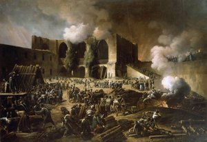 La defensa del castillo de Burgos en octubre de 1812 de François Joseph Heim