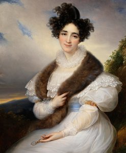 Retrato de Marie-Joséphine-Emilie Lafont-Porcher, c. 1827 de François Joseph Kinson
