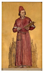 El pintor Hans Memling (óleo sobre lienzo)