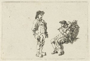Granjero y fumador de pipa de François Joseph Pfeiffer (II)