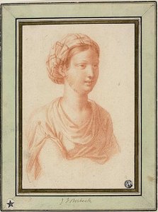 Busto de mujer con turbante de François Le Moyne