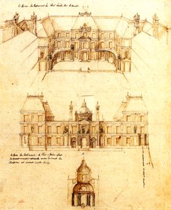 François Mansart, proyecto para Blois - Cosperec 1998 p. 160
