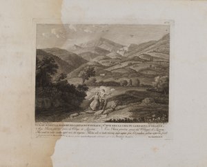 Vista de la casa de campo de Horacio (nº VII)