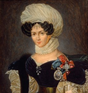 Retrato de la Princesa Tatyana Vasilyevna Golitsyna 1783-1841, 1830s de François Nicolas Riss