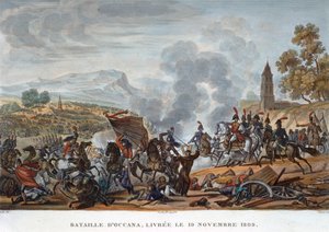 La Batalla de Ocaña, 19 de noviembre de 1809 de François Pigeot