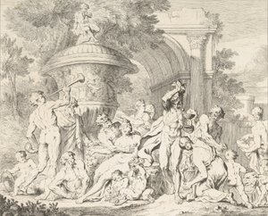 Bacanal, ca. 1710-40 de François Roëttiers