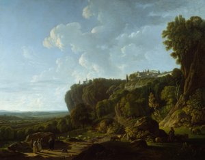 La Campagna romana (vista desde Tívoli) de François Sablet