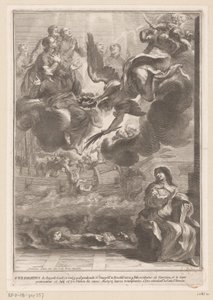 Visión de Santa Teresa mostrando el ahogamiento de Ignacio de Azevedo de François Spierre